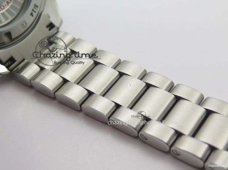 0119 Planet Ocean GMT 42mm V6F Best Edition Black Dial Silver Markers On SS Bracelet A Casual 8273